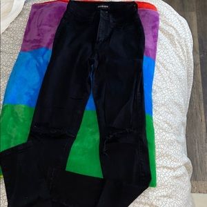 Black skinny jeans